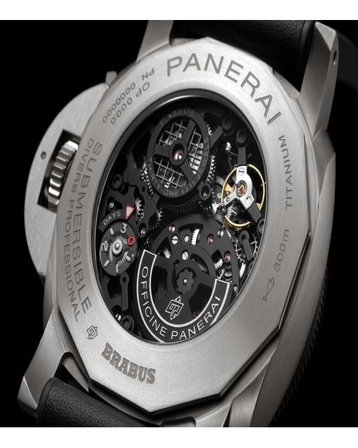 Panerai Gray Ecotitanium Submersible S Brabus Etitanio Watch for men