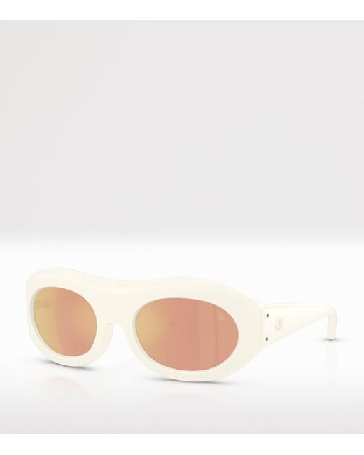 Moncler Pink Injected Ramillon Me8015U Sunglasses