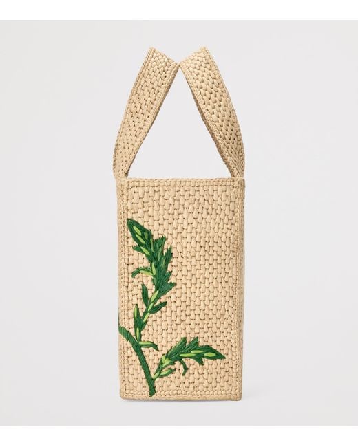 Loewe Green X Paula's Ibiza Small Font Artichoke Tote Bag