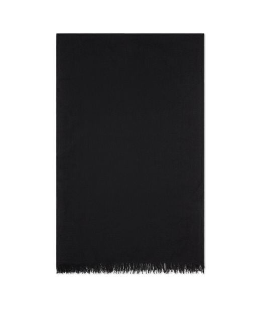 Brunello Cucinelli Black Cashmere-Silk Scarf