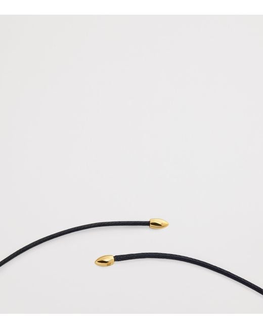 Monica Vinader Metallic Vermeil Aria Cord Necklace