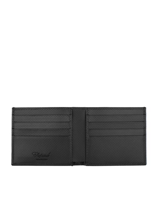 Chopard Black Classic Racing Bifold Wallet for men