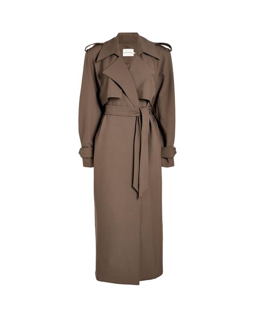 Camilla & Marc Brown Mallory Trench Coat