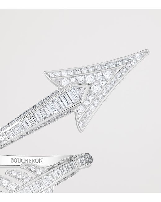 Boucheron White And Diamond Nature Triomphante Flèche Ring