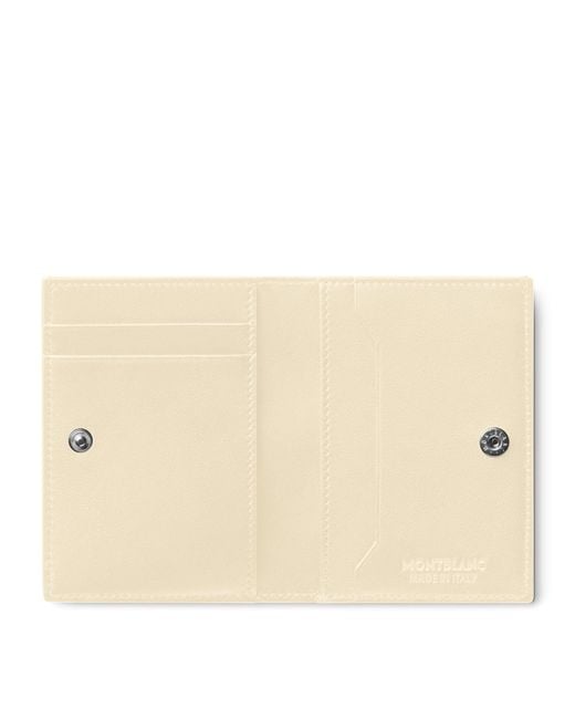 Montblanc Natural Leather Meisterstück 4810 Bifold Cardholder for men