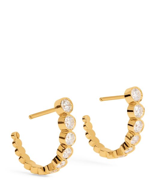 Sophie Bille Brahe Metallic And Diamond Boucle Ensemble Earrings