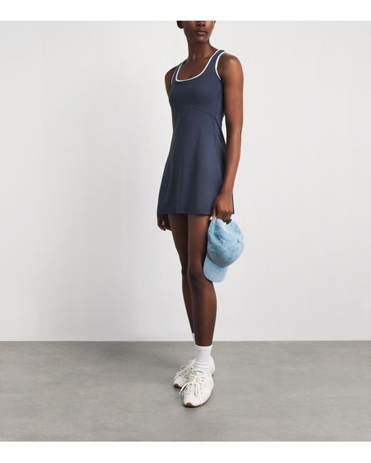 Varley Blue Ruan Court Mini Dress