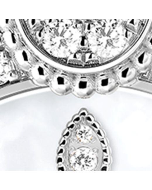 Boucheron Metallic Steel And Diamond Serpent Bohème Watch