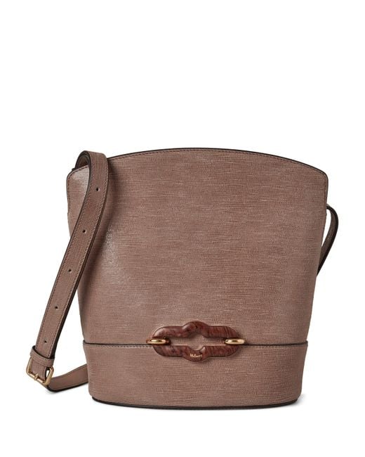 Mulberry Brown Leather Bucket Bag