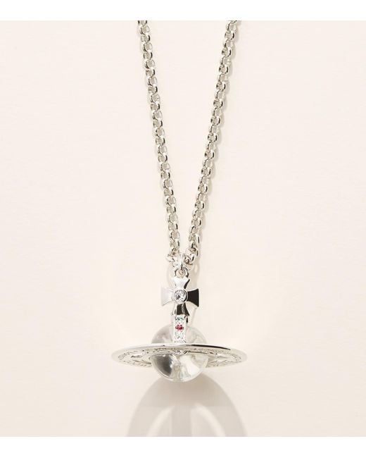 Vivienne Westwood Natural New Small Orb Pendant Necklace for men