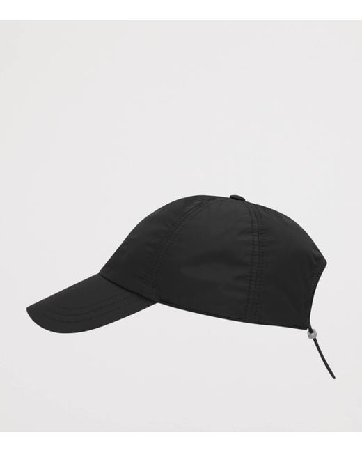 Saint Laurent Black Technical Logo Baseball Cap