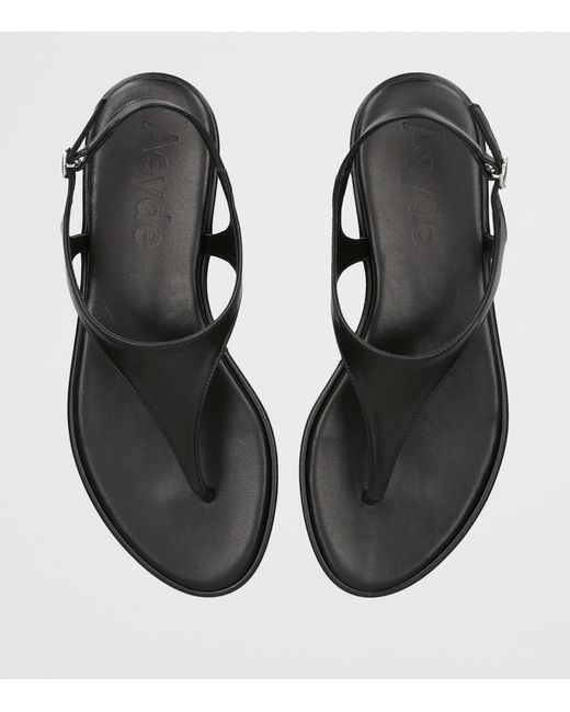Aeyde Brown Leather Raine Sandals