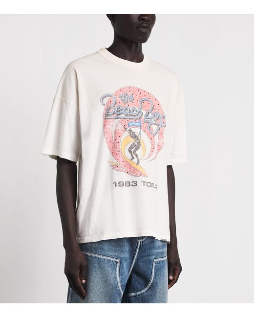 Represent White X Beach Boys Tour T-Shirt for men