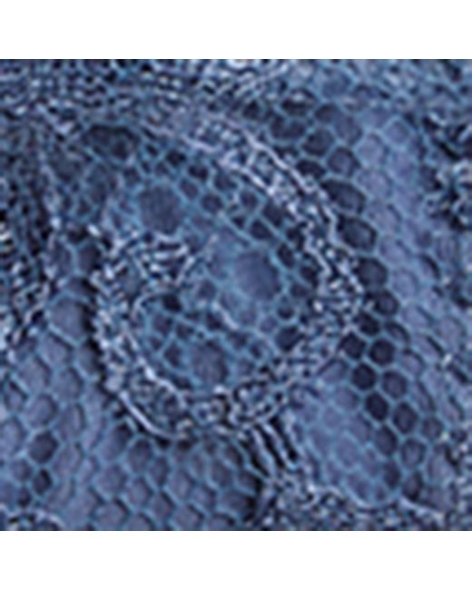 Coco De Mer Blue Lace Hera Brazilian Briefs
