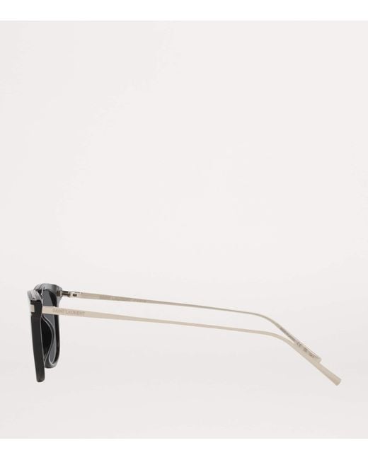 Saint Laurent Gray Sl 753 Wellington Sunglasses