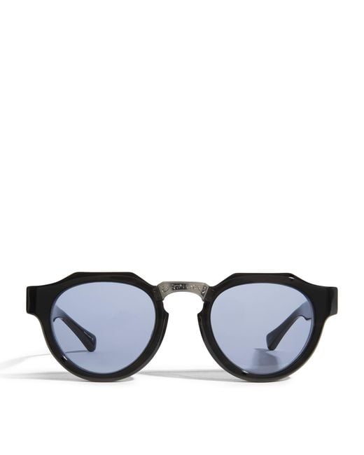 Matsuda Blue M1037 Round Sunglasses for men