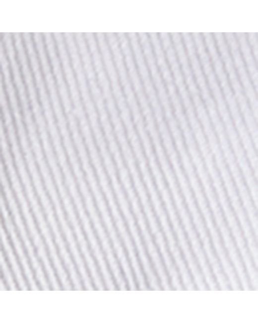Moncler White Logo Baseball Cap for men