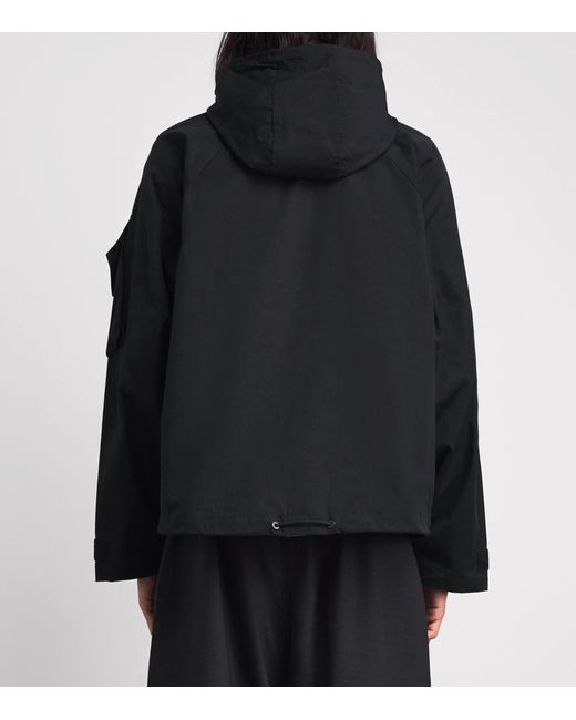 Cole Buxton Black Cotton Windbreaker for men