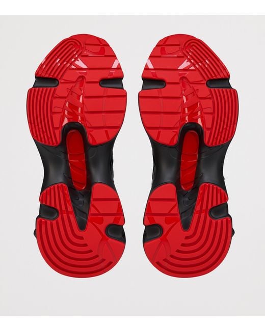 Christian Louboutin Black So Flo Mesh Runner Sneakers for men