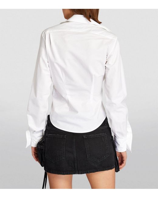 Vivienne Westwood White Asymmetric Drunken Shirt