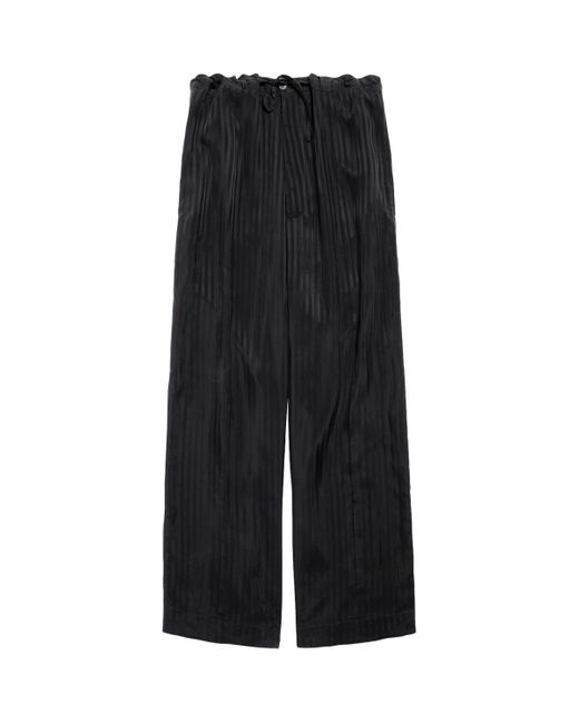 Balenciaga Black Fluid Tailored Trousers