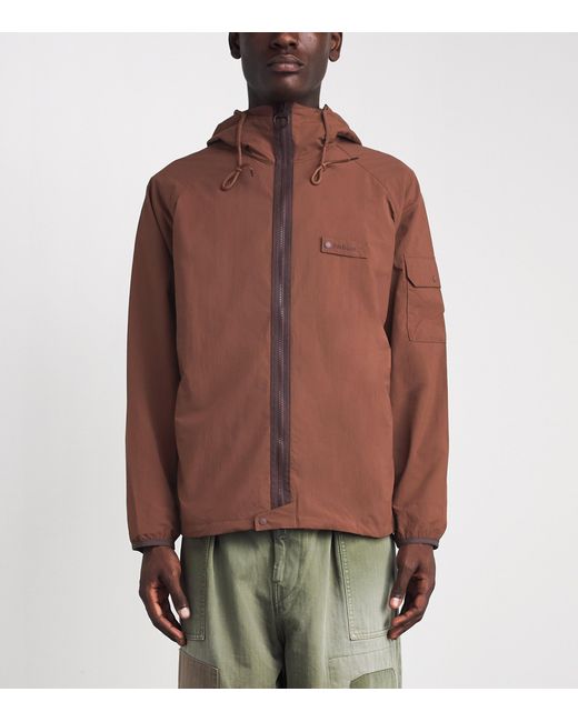 Barbour Brown Showerproof Re-Engineered Flyweight Jacket for men