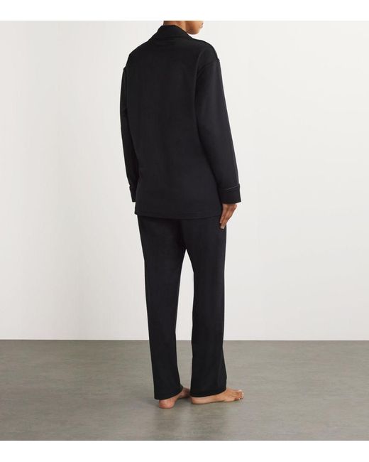 Johnstons of Elgin Cashmere Pyjama Set in Black Lyst UK