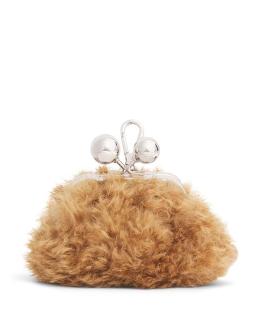 Weekend by Maxmara Natural Faux Fur Pasticcino Nano Bag