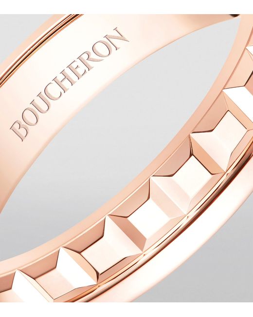 Boucheron Pink Quatre Radiant Edition Wedding Band