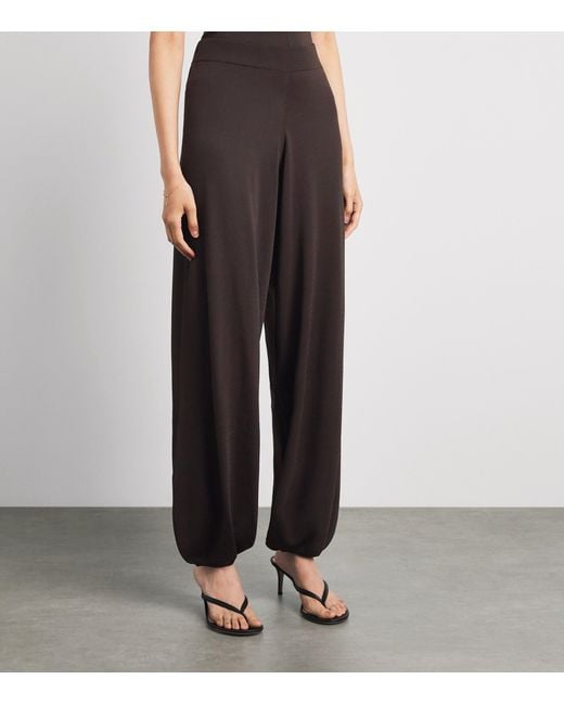 Herskind Brown Merino Clark Wide-Leg Trousers