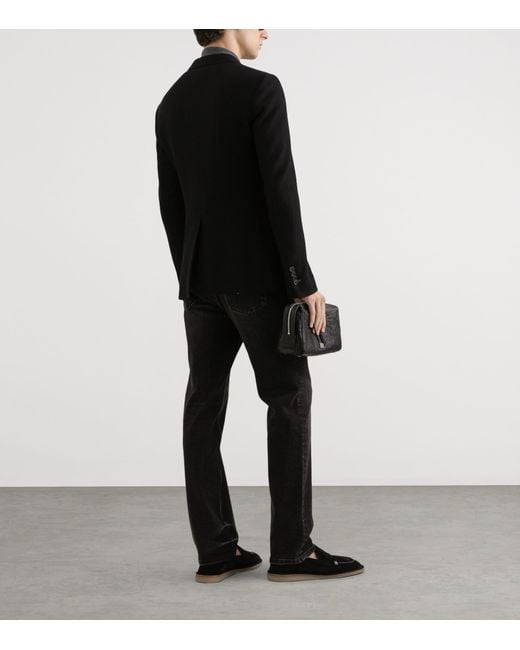 Dolce & Gabbana Black Dg Patch Slim Jeans for men