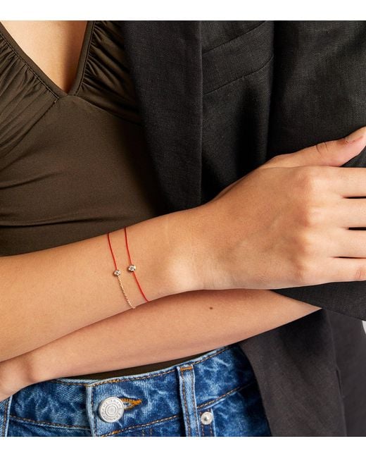 RedLine Metallic Rose And Diamond Pure Half-Chain Bracelet