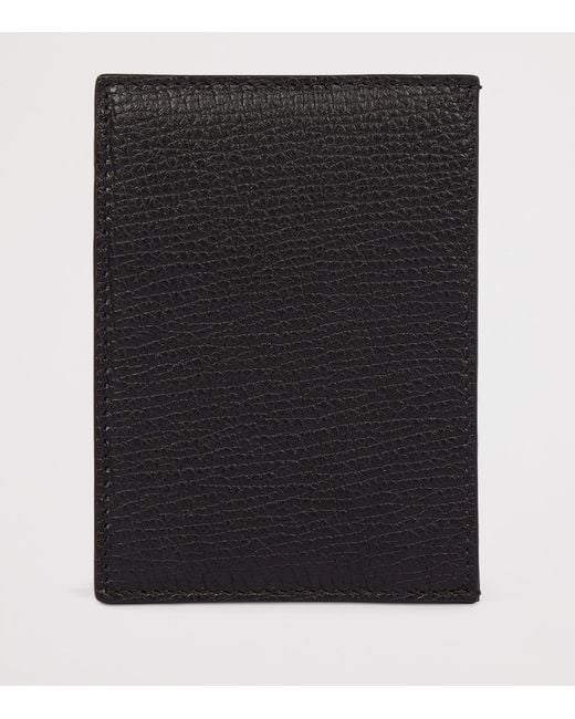 Smythson Black Calfskin Ludlow Card Holder