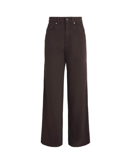 Kiton Brown Straight Jeans