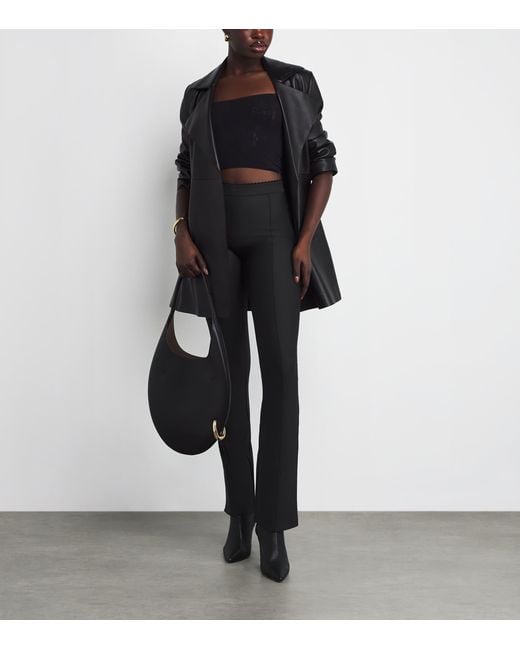 Skims Black High-Waisted Flared Leggings