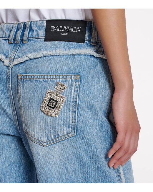 Balmain Blue Straight Jeans
