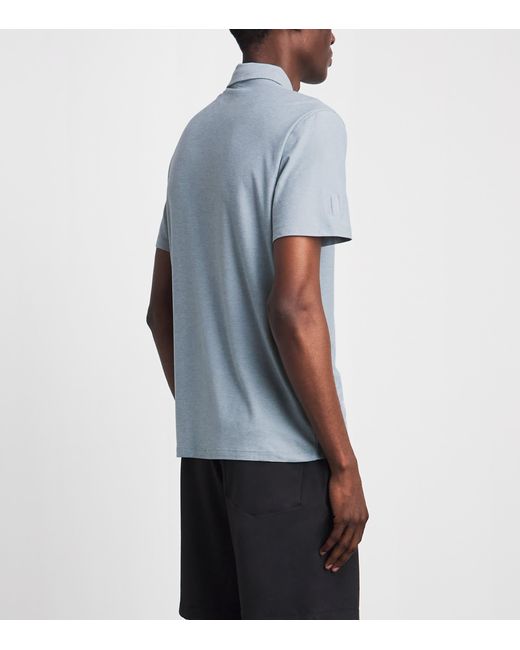 vuori Blue Strato Tech Polo Shirt for men