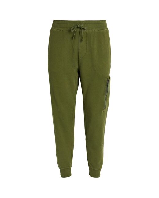 RLX Ralph Lauren Green Cotton Fleece Sweatpants for men