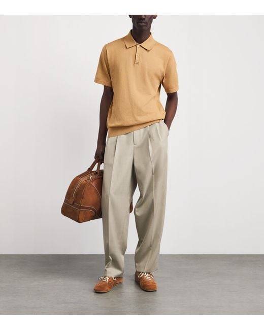 Paul Smith Natural Cotton Artist Stripe Polo Shirt for men