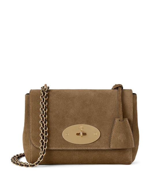 Mulberry Brown Suede Lily Shoulder Bag