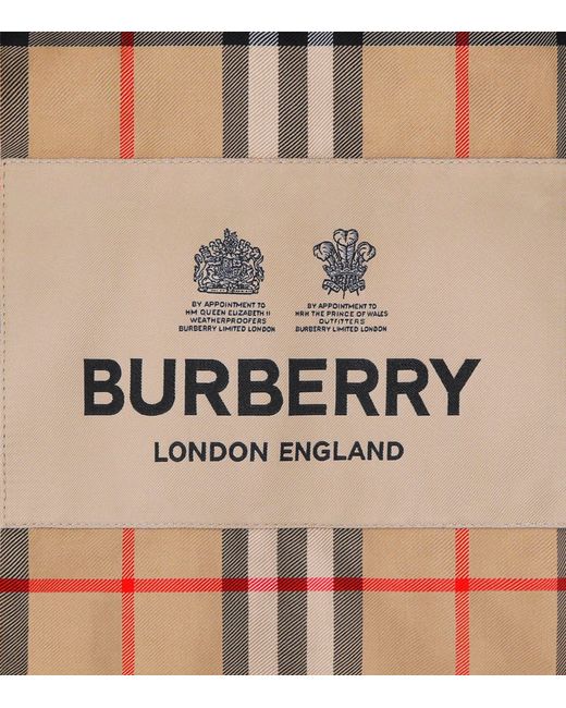Burberry Blue The Mid-length Kensington Heritage Trench Coat