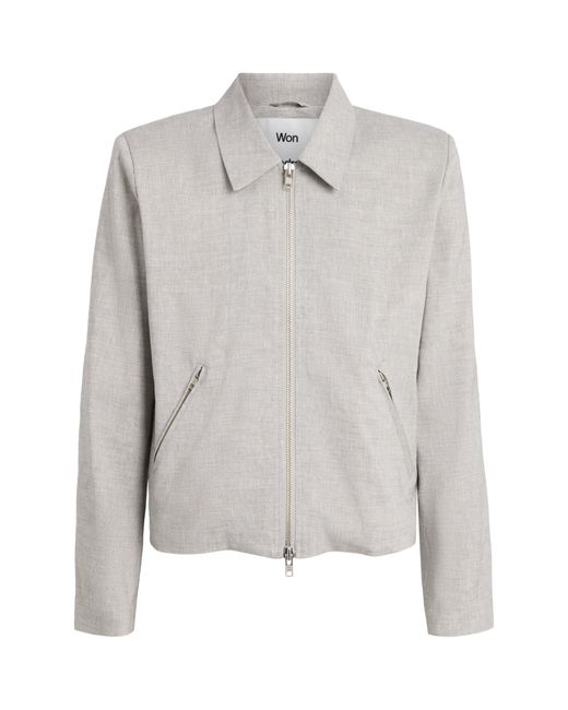 Won Hundred Gray Dutton Boxy Jacket for men