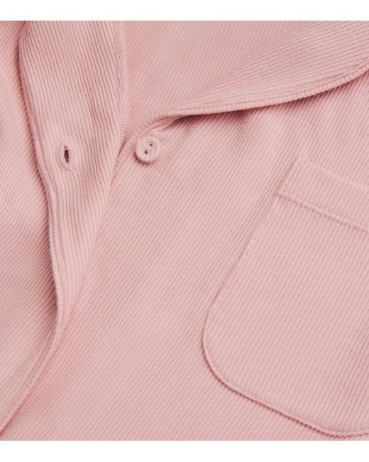 Skims Pink Soft Lounge Short Pyjama Set