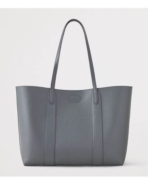 Mulberry Gray Small Leather Bayswater Tote Bag