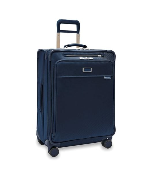 Briggs & Riley Blue Baseline Medium Expandable Spinner Suitcase