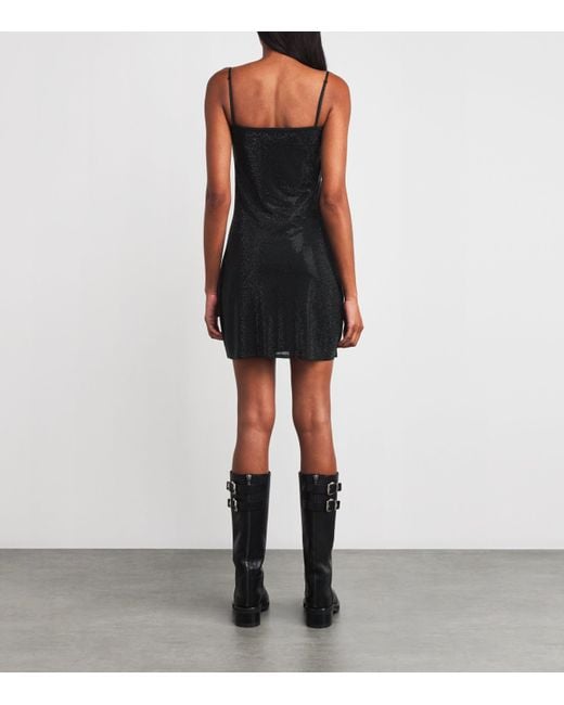 Alexander Wang Black Crystal Mini Dress
