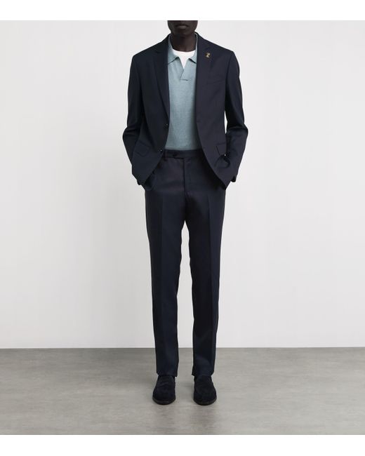 Pal Zileri Blue Wool 2-Piece Suit for men