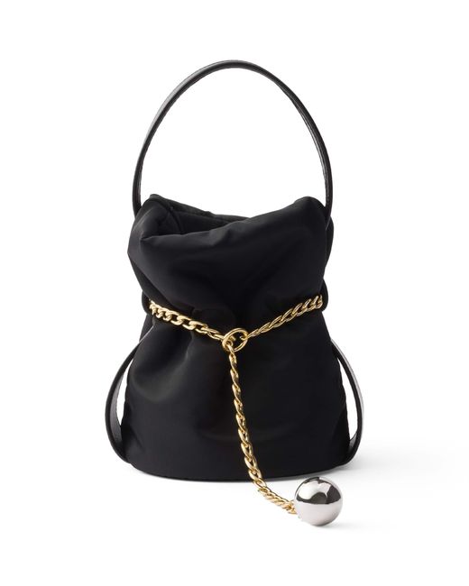 Prada Black Mini Re-Nylon Bucket Bag