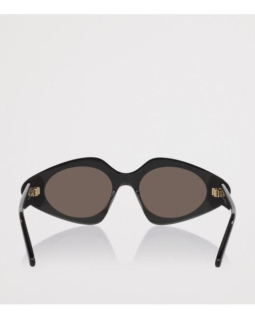 Loewe Brown Triangle Slim Sunglasses