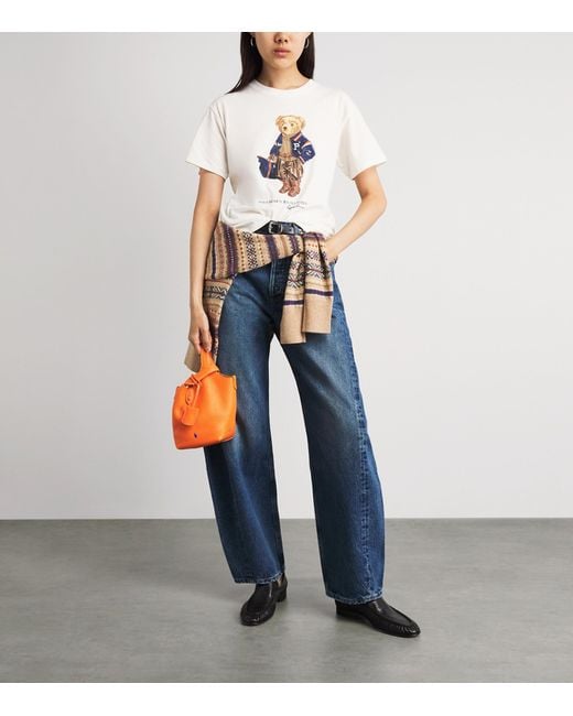 Polo Ralph Lauren White Polo Bear T-Shirt